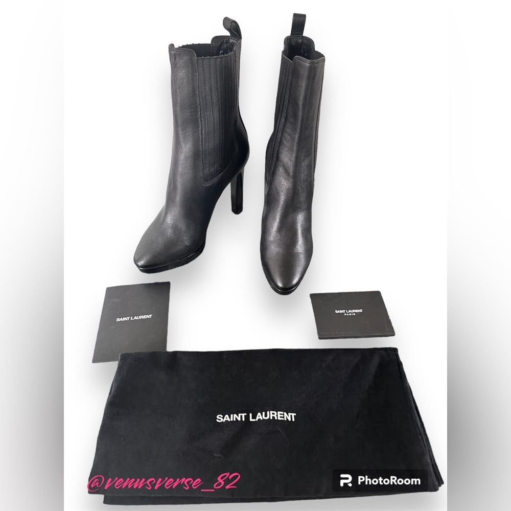 NWT YSL Saint Laurent Hall 105 Chelsea Boots - Black - 6.5 US - No Box